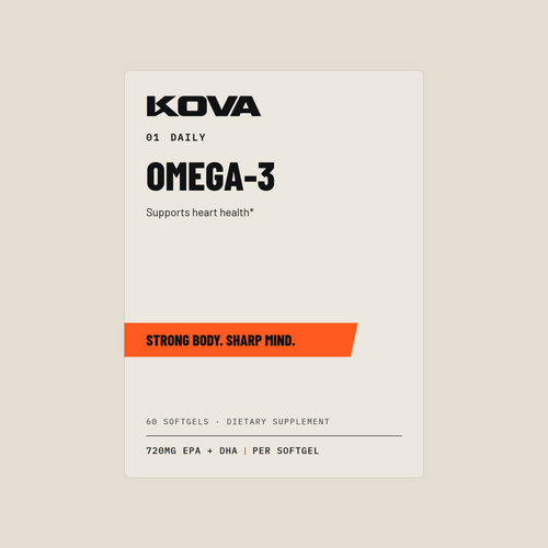 Kova Daily Omega-3 label